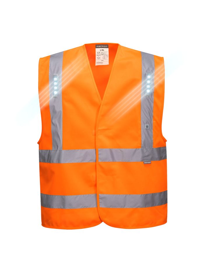 Vesta Vega LED, L/XL, R, Portocaliu