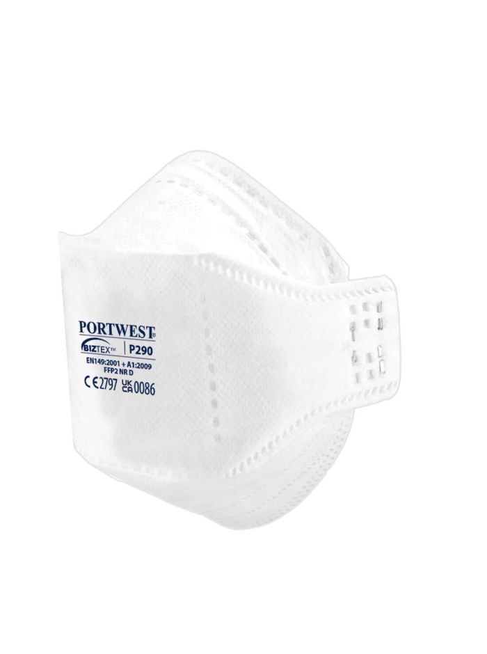 Respirator EAGLE FFP2 Dolomite Fold Pliat, , R, Alb