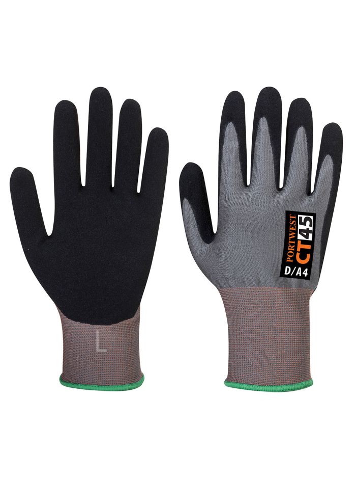 Mănușa CT300 HR18 Spumă Nitril Anti-taiere, L, R, Gri/Negru