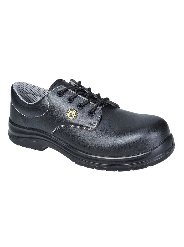 Pantofi cu Sireturi Portwest Compositelite ESD S2 , 36, R, Negru