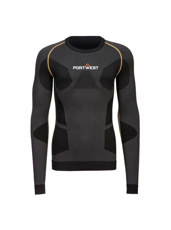Colanți Dynamic Air Baselayer Top, L, A, Gri Carbune