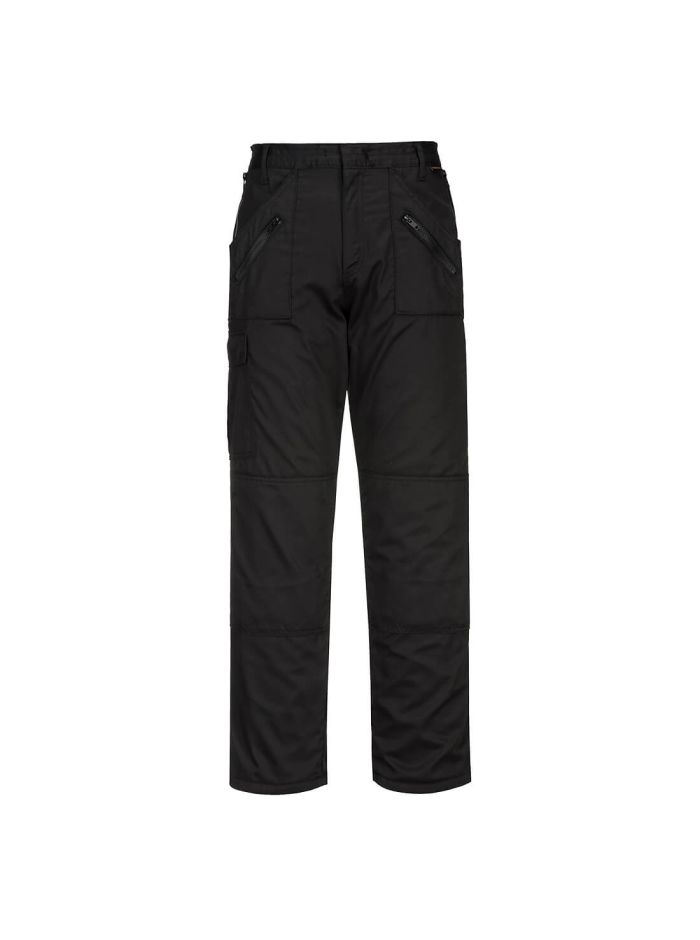 Pantaloni Action Lined , S, R, Negru