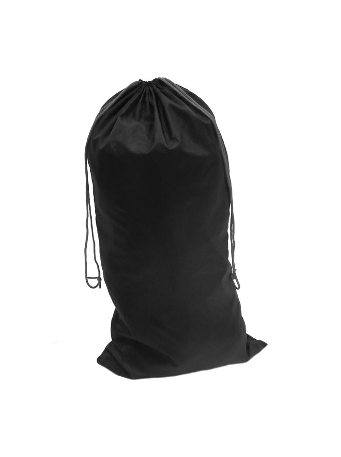 Sac cu Snur din Nailon, , R, Negru