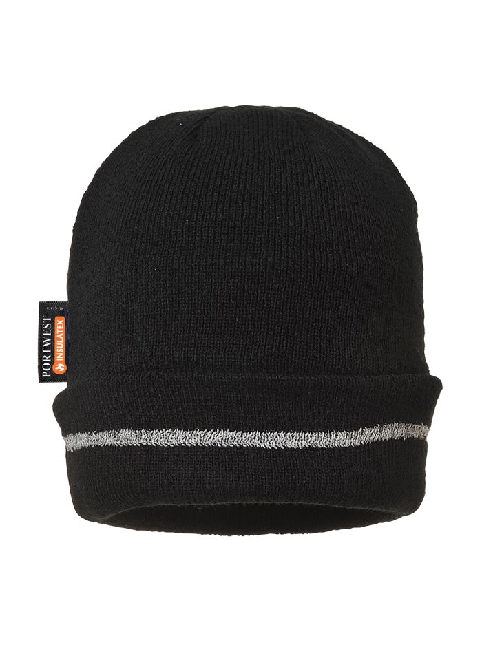 Caciula Captusita Insulatex cu Margine Reflectorizanta, , R, Negru