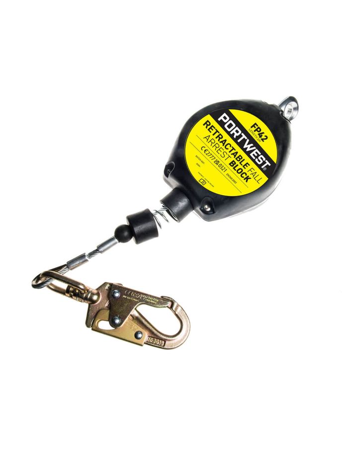 Sistem Anticadere 6m Retractabil, , R, Negru