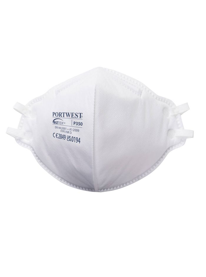 Respirator EAGLE FFP3 Dolomite Fold Pliat, , R, Alb