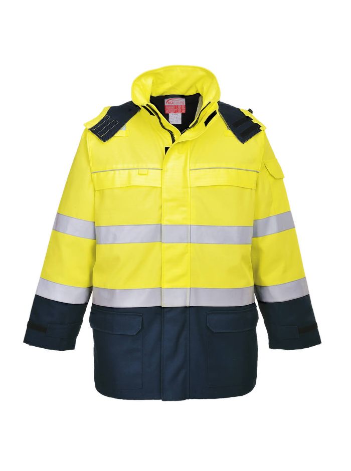 Jacheta Bizflame Arc HI VIS Multi-Norm, L, R, Galben/Navy