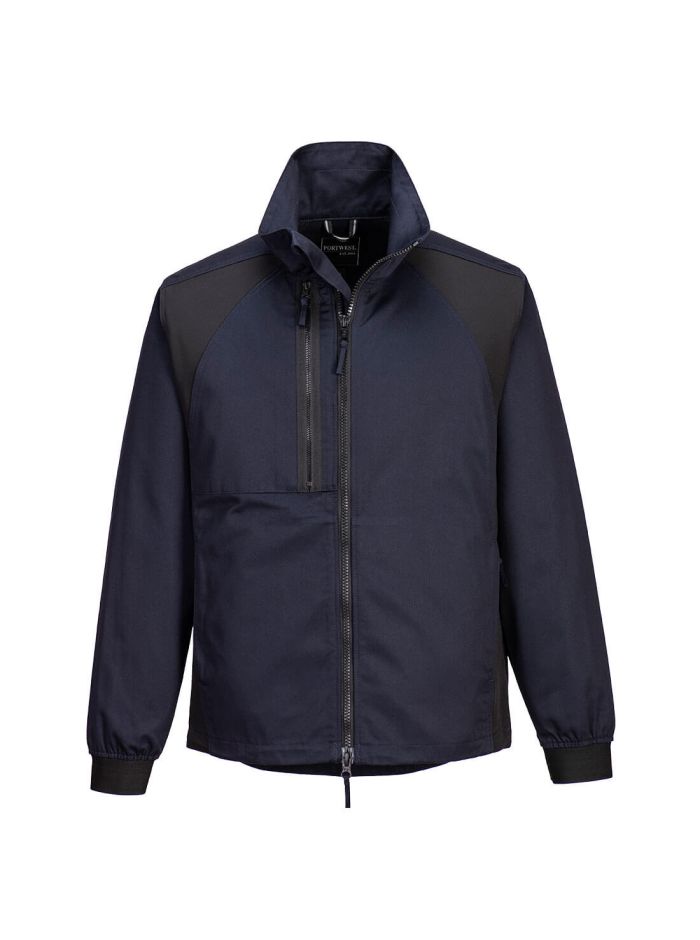 Manusi Inspectie Naylon, L, R, Albastru inchis/ negru