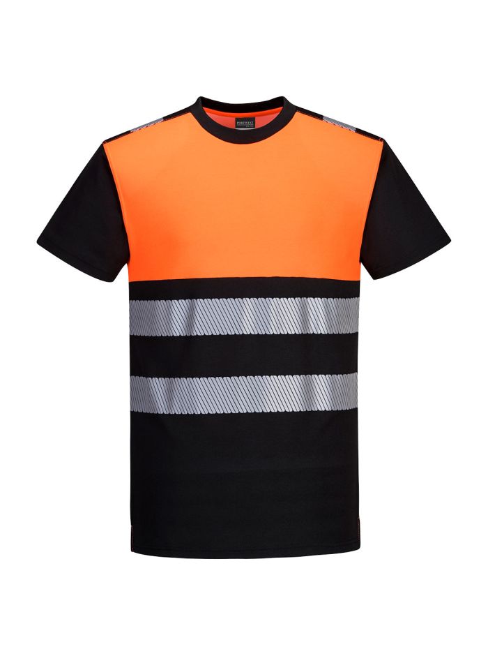 Tricou PW3 Hi Vis Clasa 1, 4XL, O, Maro