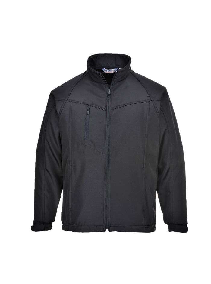 Geacă Softshell pentru bărbați Oregon (3L), 4XL, R, Negru