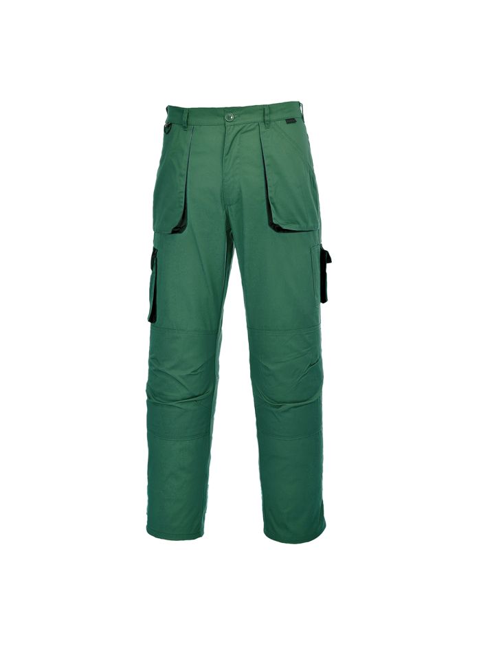 Pantaloni Portwest Texo Contrast , XL, R, Verde Smarald