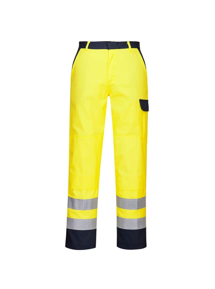 Pantaloni Hi-Vis Bizflame Pro, L, R, Galben