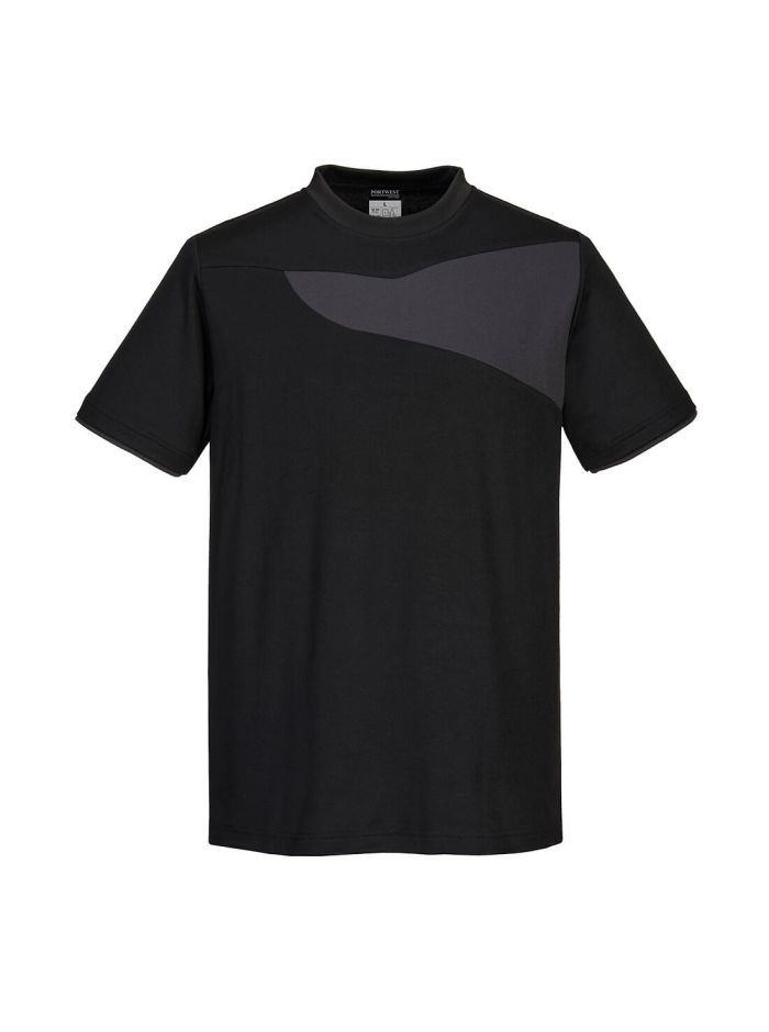 PW3 Tricou S/S, L, R, Negru/Zoom Gri