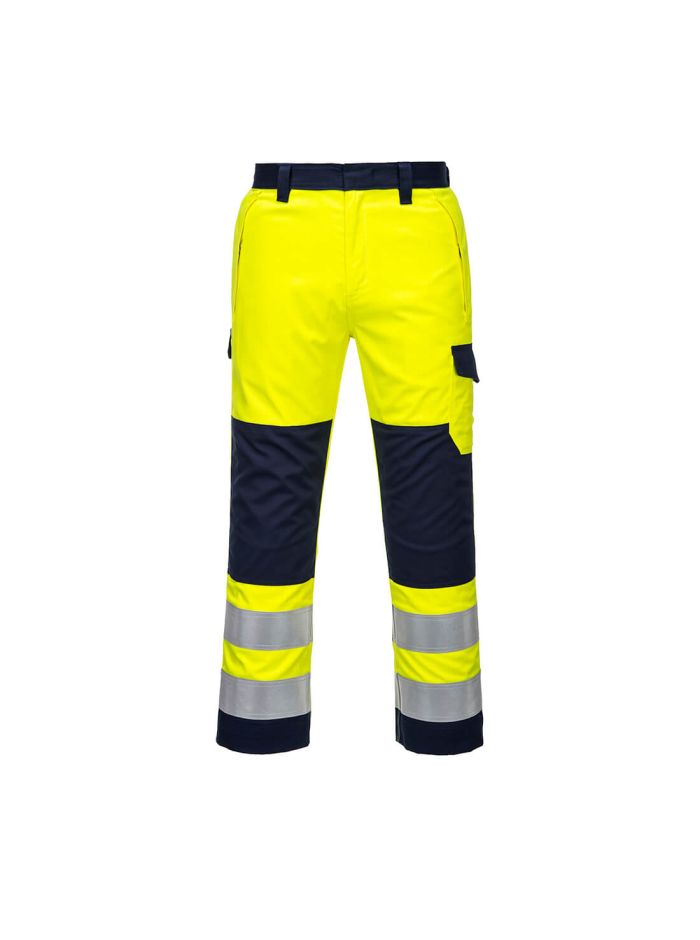 Pantaloni Modaflame Hi-Vis, L, R, Galben/Navy