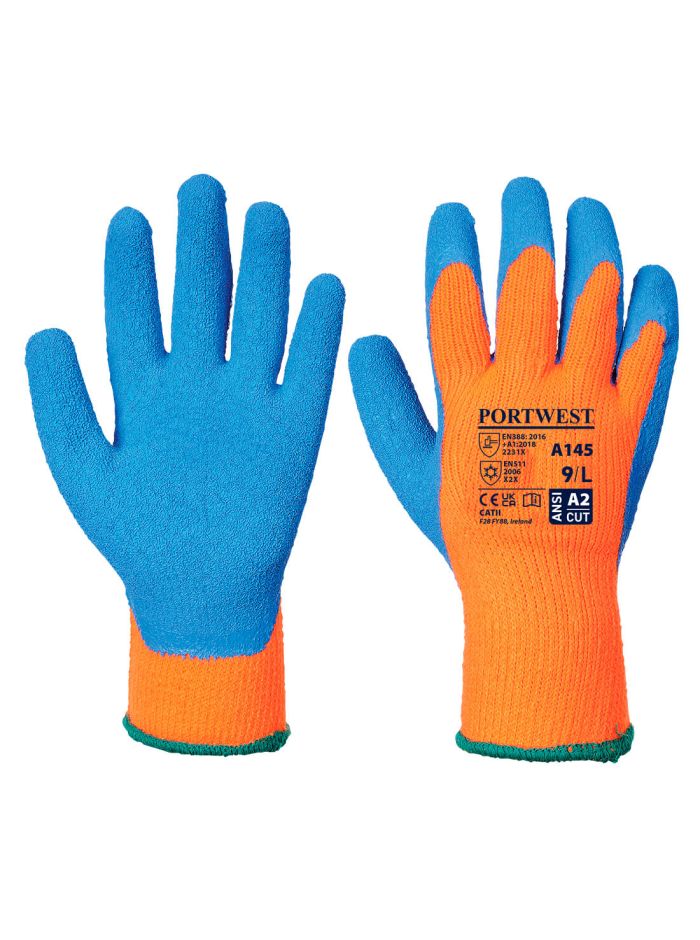Manusa Cold Grip , L, L, Orange/Albastru