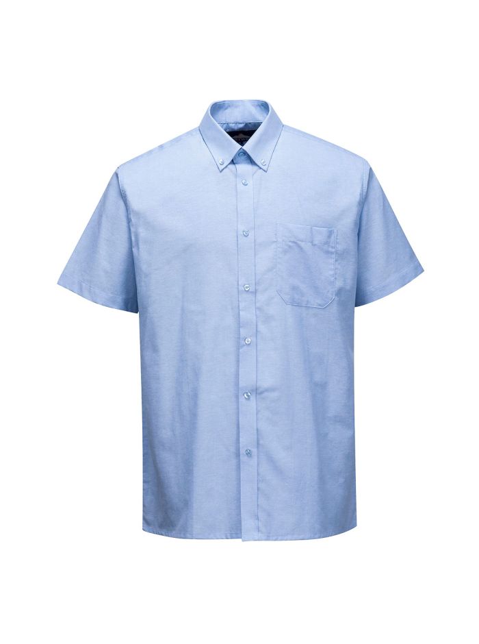 Camasa Oxford, Maneci Scurte, 140, U, Albastru