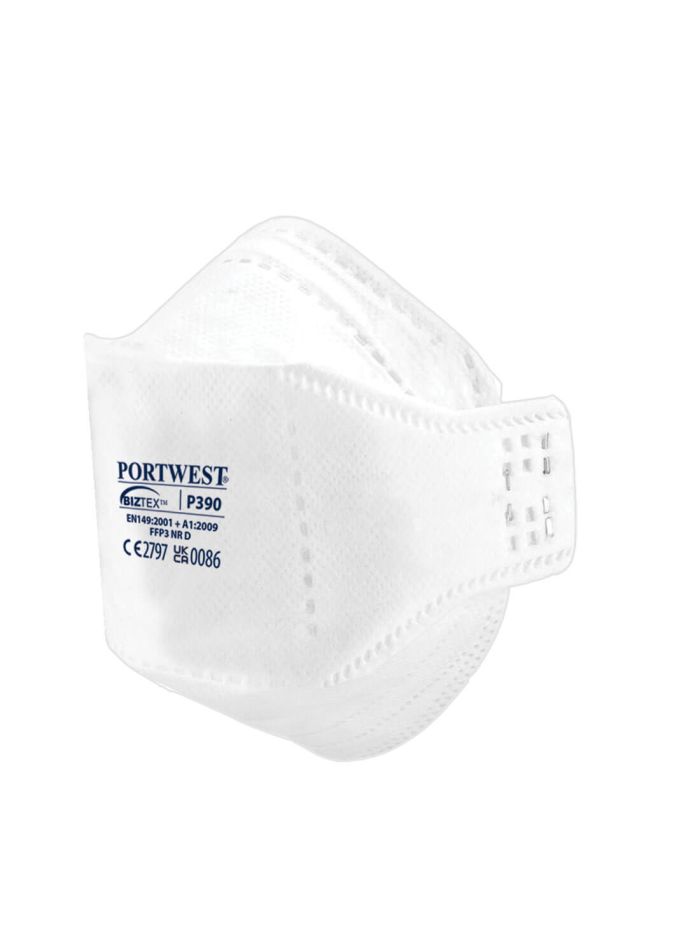 Respirator EAGLE FFP2 Dolomite Fold Pliat, , R, Alb