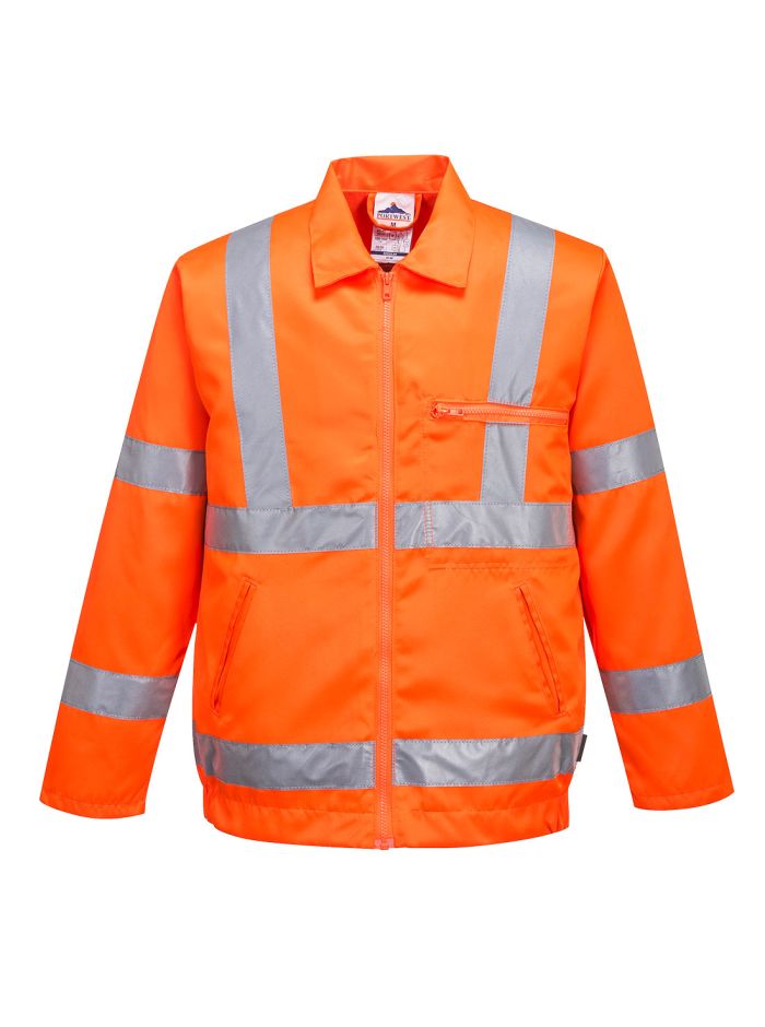 Jacheta din Poli-bumbac Hi-Vis RIS., L, R, Portocaliu
