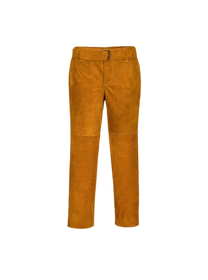 Pantaloni de Sudură din Piele, L, R, Tan