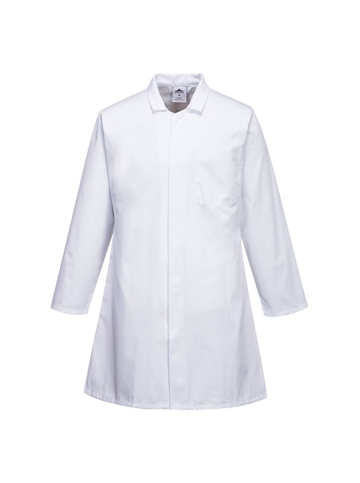 Halat Barbatesc Industria Alimentara, Trei Buzunare , L, R, Alb