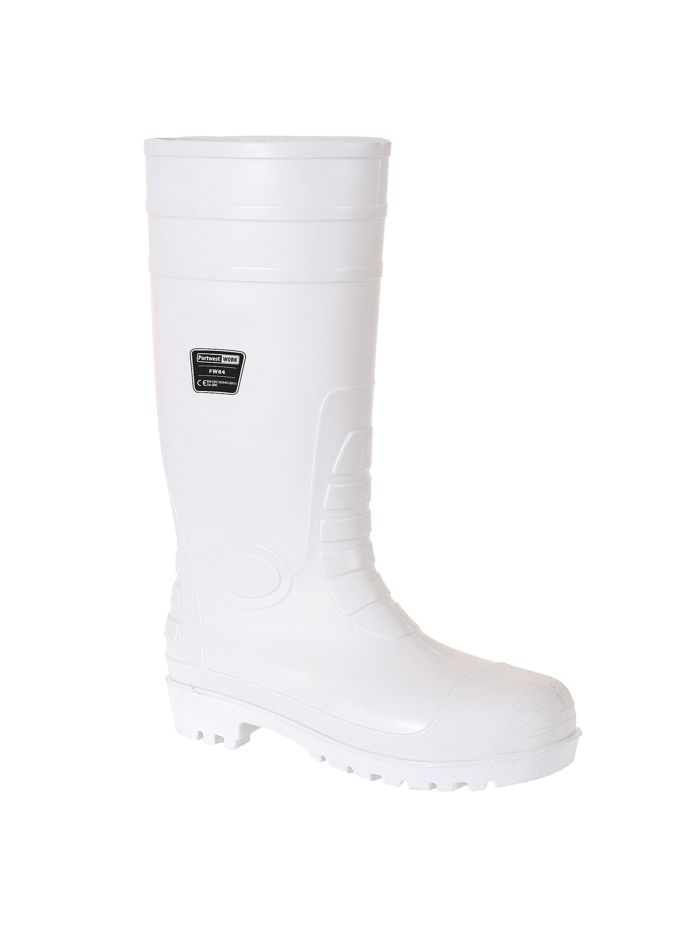 Cizme Food Wellington S4, 36, R, Alb