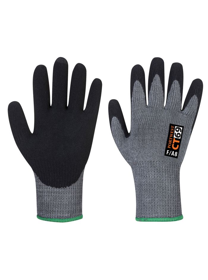 Mănușa CT300 AHR7 cu Spumă Nitril Anti-taiere, L, R, Gri/Negru