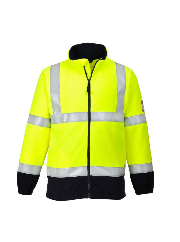 Fleece HiVis Ignifug Antistatic, L, R, Galben