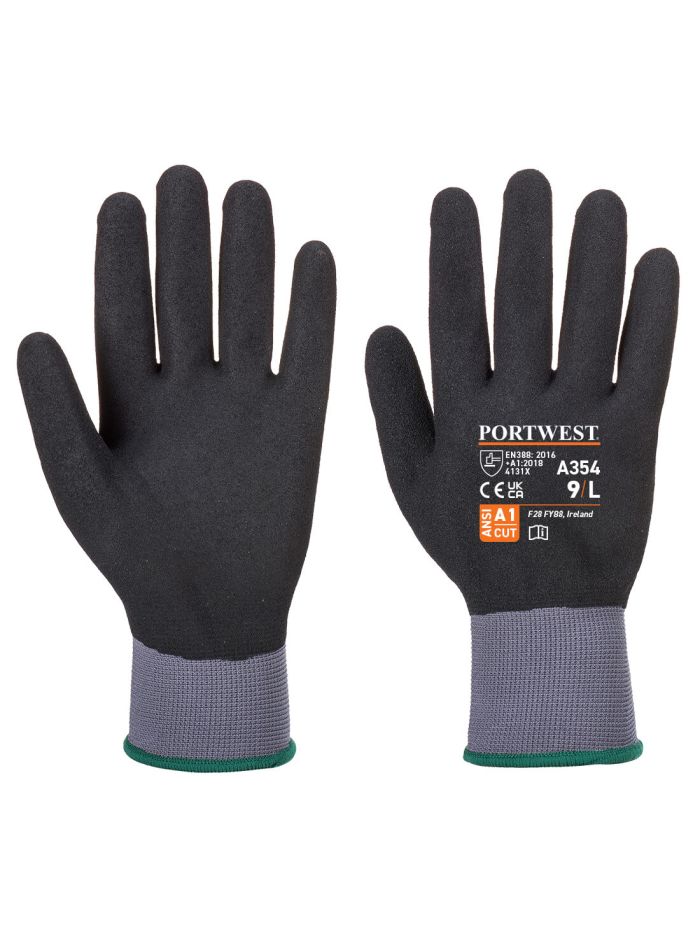 Manusa DermiFlex Ultra Pro- Spuma PU/Nitril, L, R, Negru