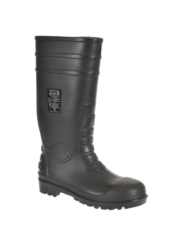 Cizme Total Safety Wellington S5 , 36, R, Negru