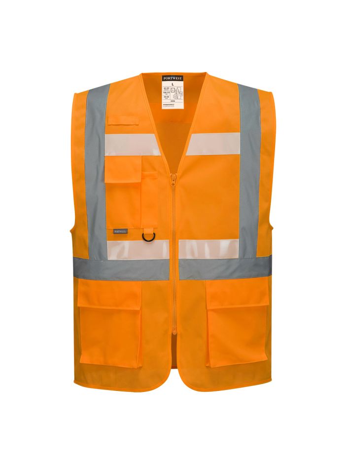 Vesta Glowtex Executive HiVis Ezee Zip, XXL, R, Portocaliu