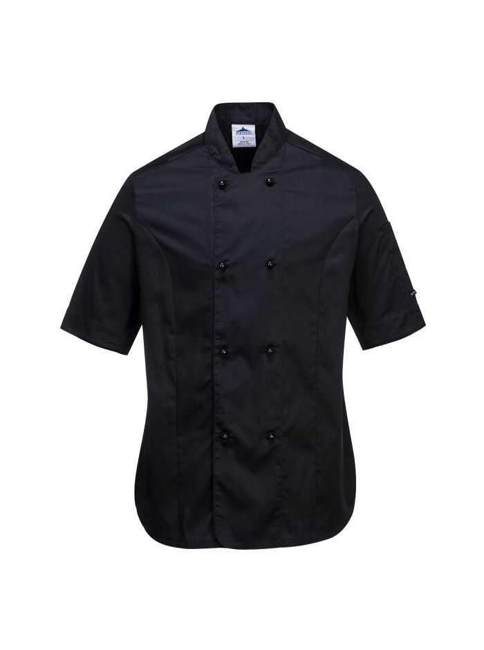 Jacheta Rachel pentru femei Chef S/S, L, R, Negru