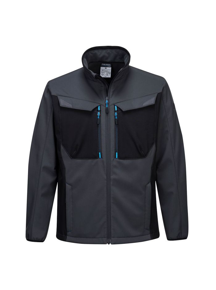 WX3 Jacheta Softshell, 4XL, R, Gri Metal