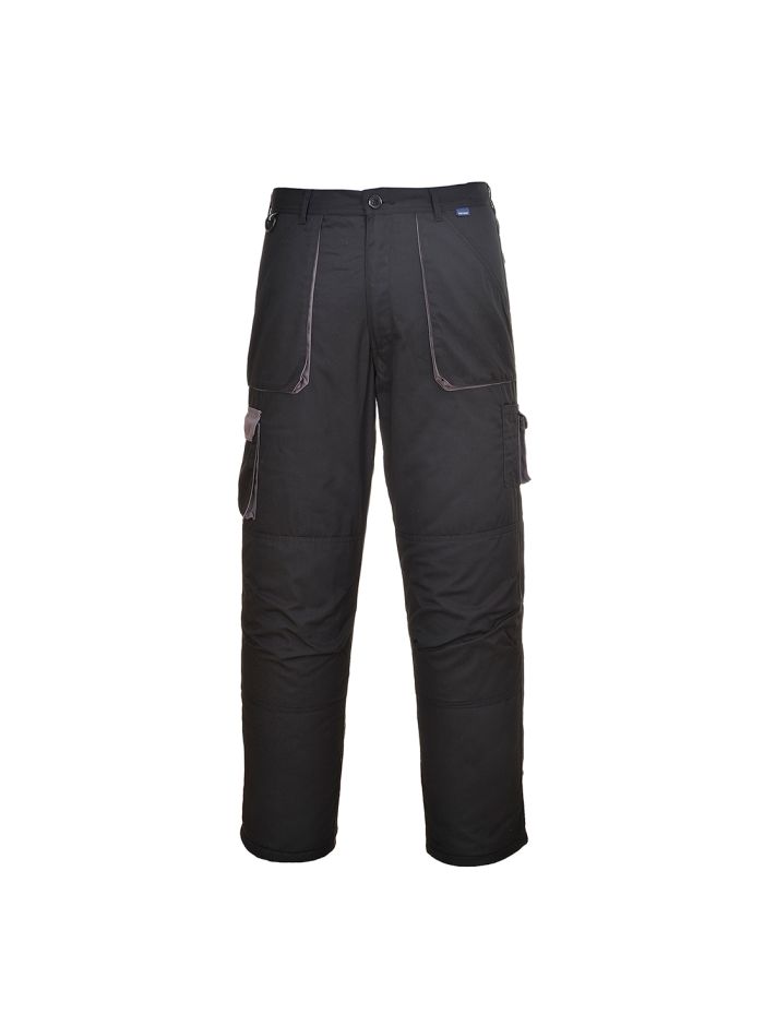 Pantaloni Captusiti Portwest Texo Contrast , L, R, Negru