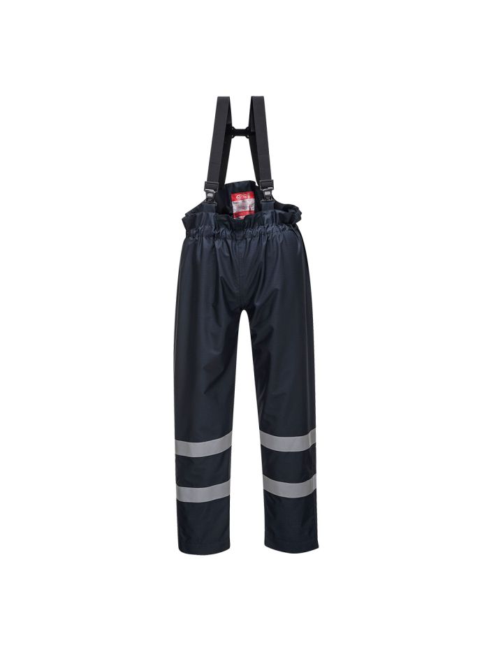 Pantaloni Bizflame Rain Multi Protection Necaptusiti, L, R, Navy