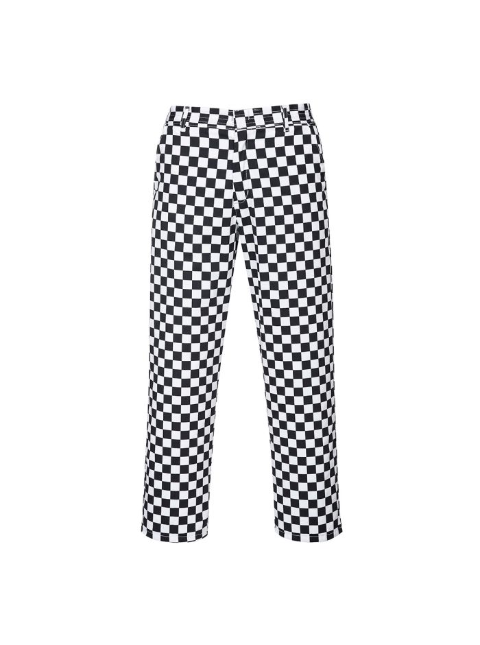 Pantalon Harrow Chefs, L, R, Chessboard