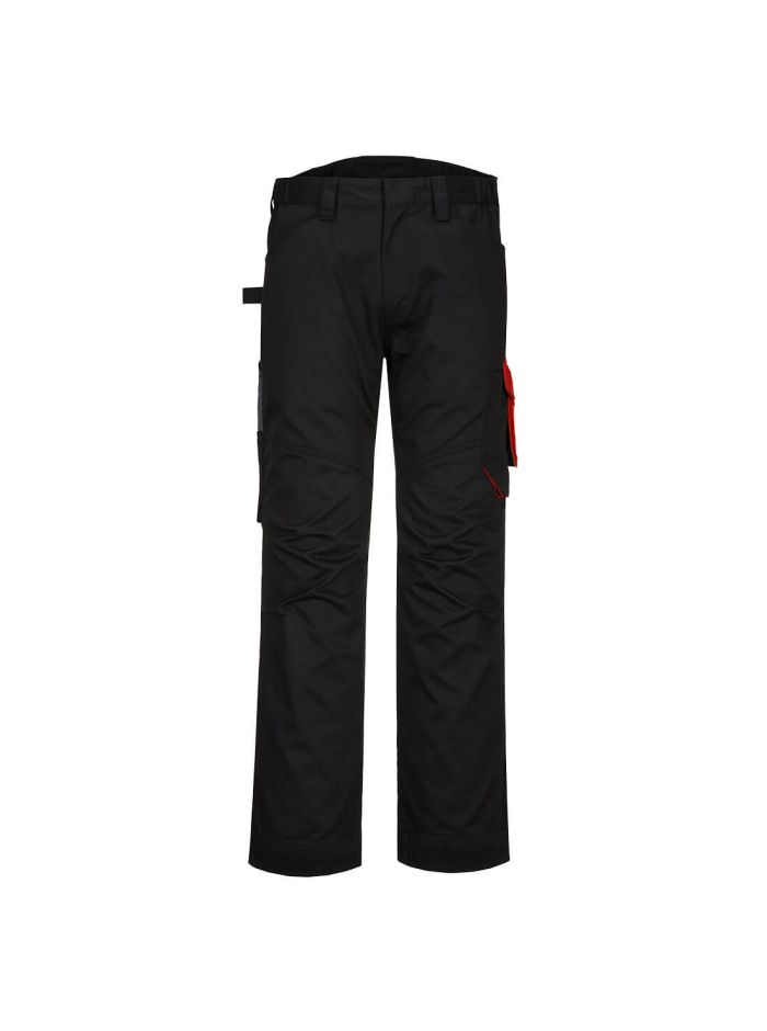 PW2 Pantaloni Service, 28, R, Negru/Rosu