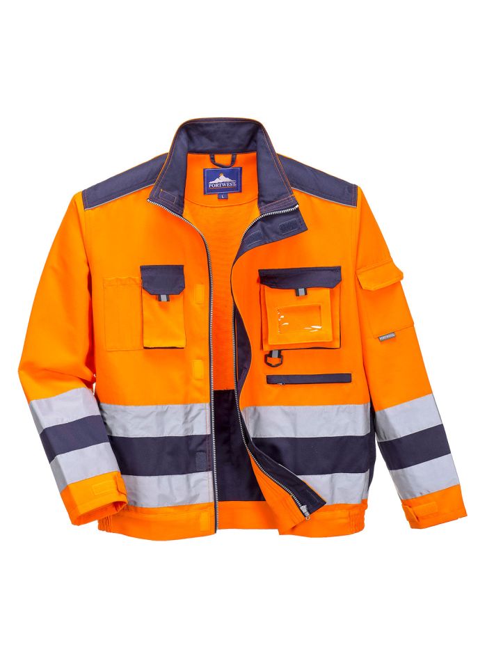 Jacheta Lille HiVis, L, R, Portocaliu/Navy