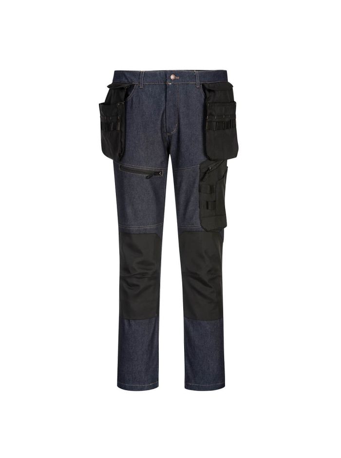 KX3 Pantaloni Holster Denim, 28, R, Indigo