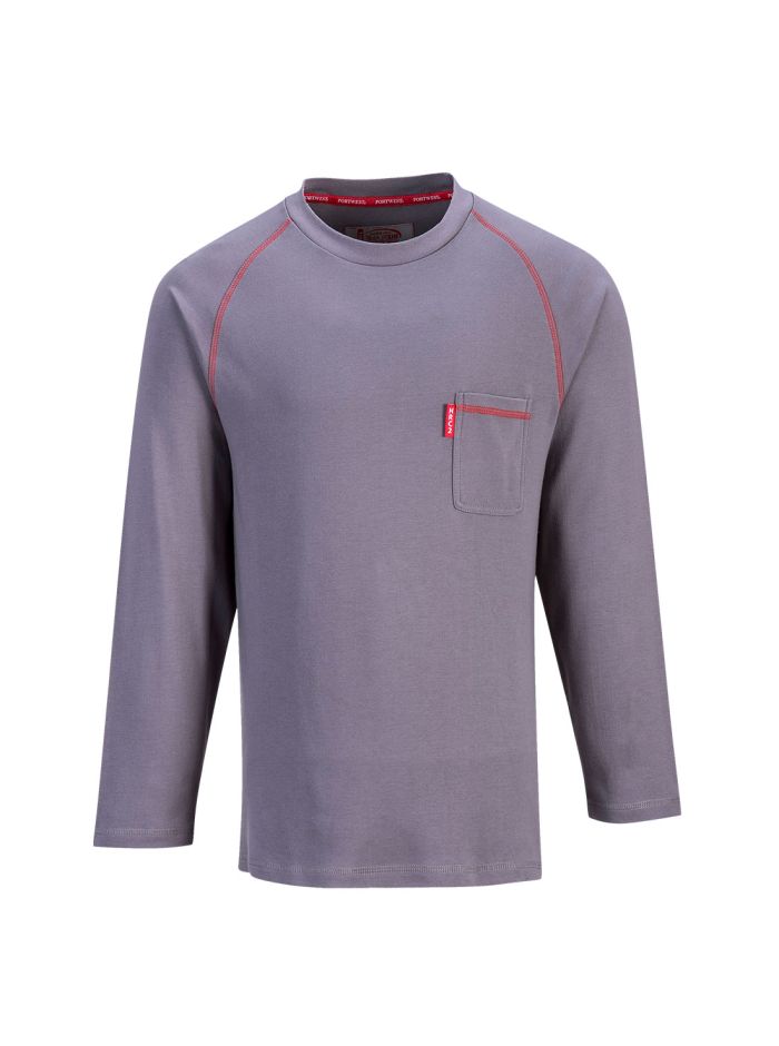 Tricou Bizflame FR, 4XL, R, Gri