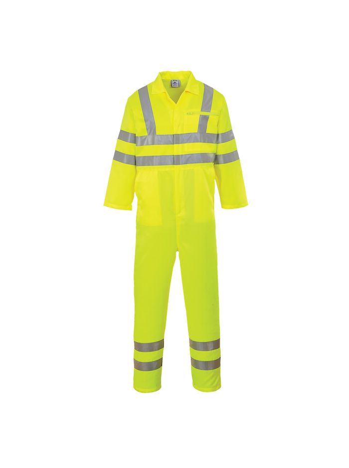 Combinezon Poly-Cotton Hi-Vis, L, R, Galben