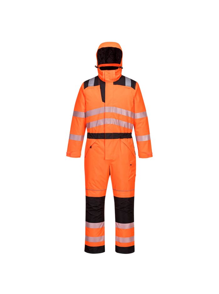 Salopetă de iarnă PW3 Hi-Vis, L, R, Portocaliu/Negru