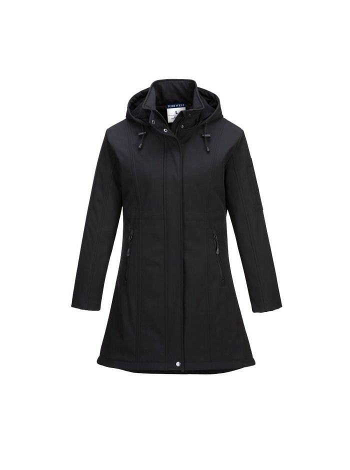 Jacheta Softshell Carla, L, R, Negru