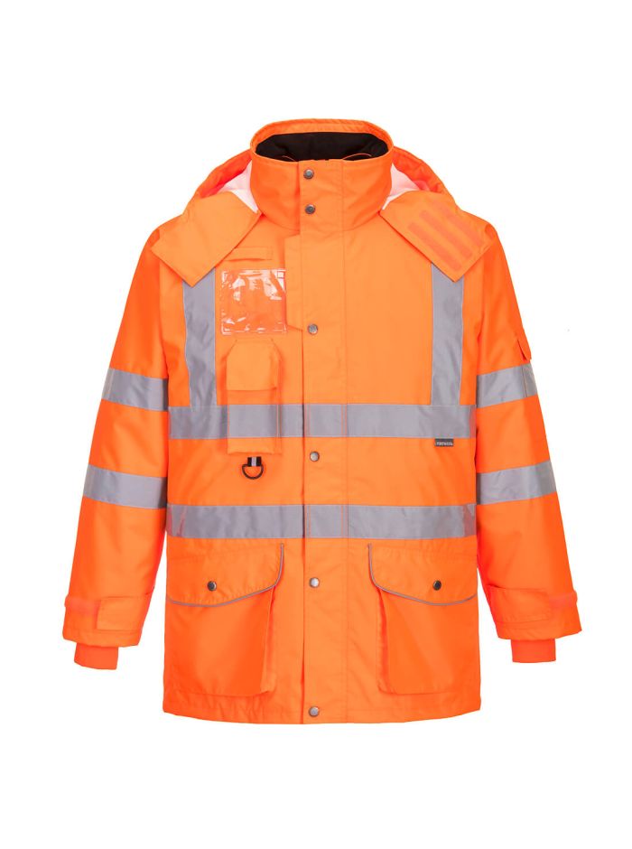 Jacheta Traffic 7-in-1 Hi-Vis RIS, 4XL, R, Portocaliu