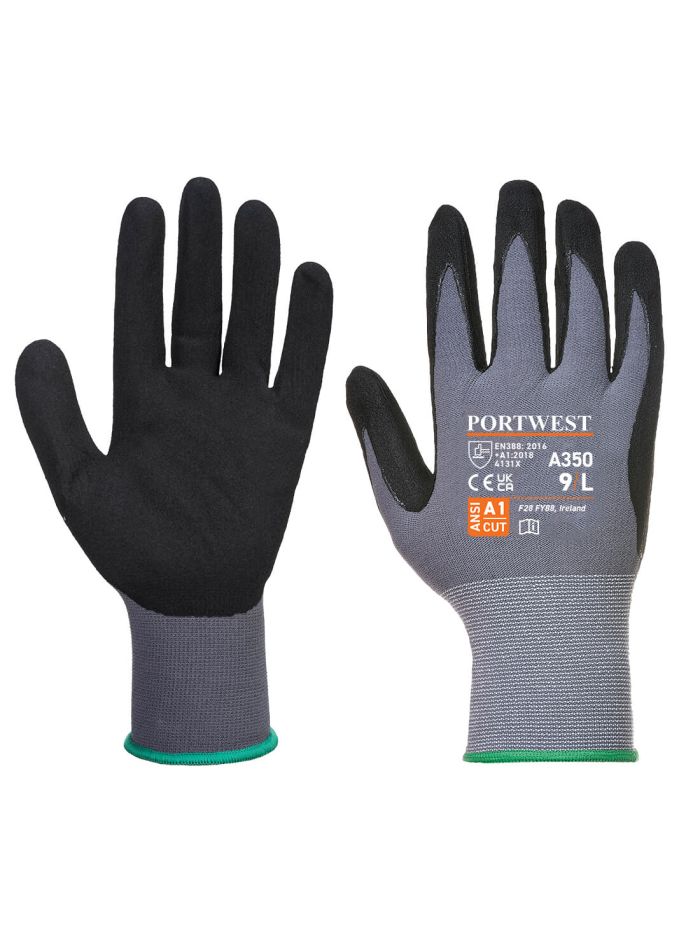 Manusa DermiFlex, L, R, Negru