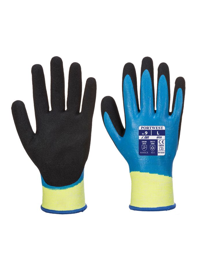 Manusi Aqua Cut Pro, L, R, Albastru/Negru