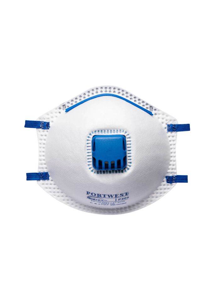 Masti FFP2 cu Valva - Ambalaj Blister (3), , R, Alb