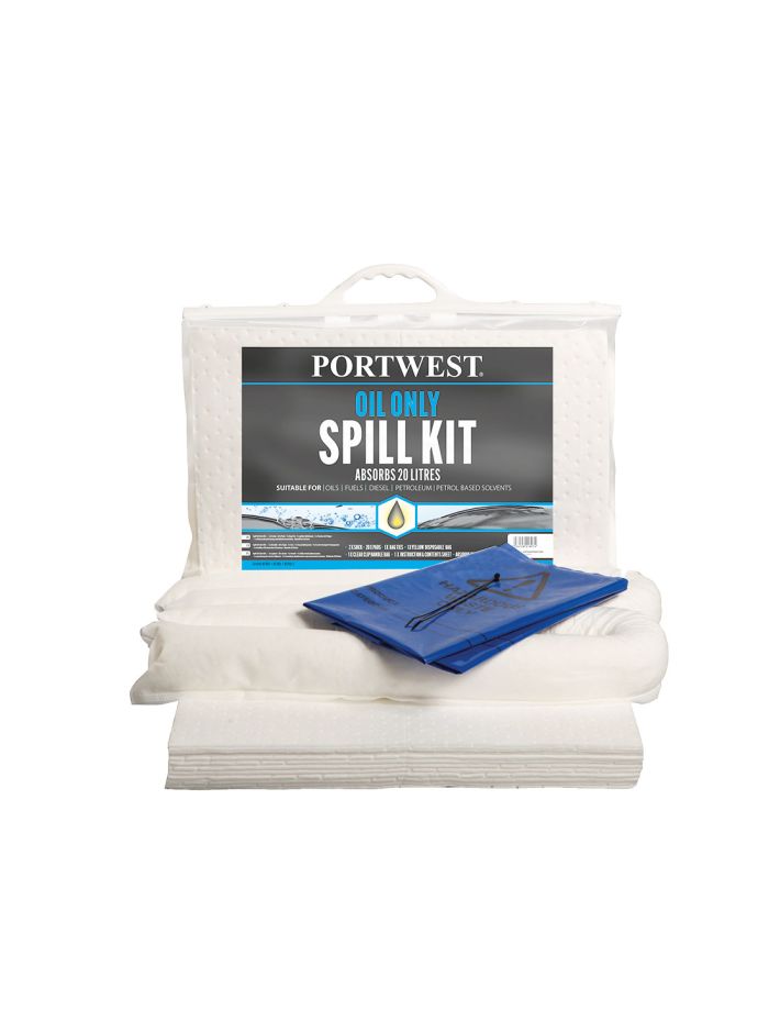 Set Absorbtie Doar Ulei 20 l, , R, Alb