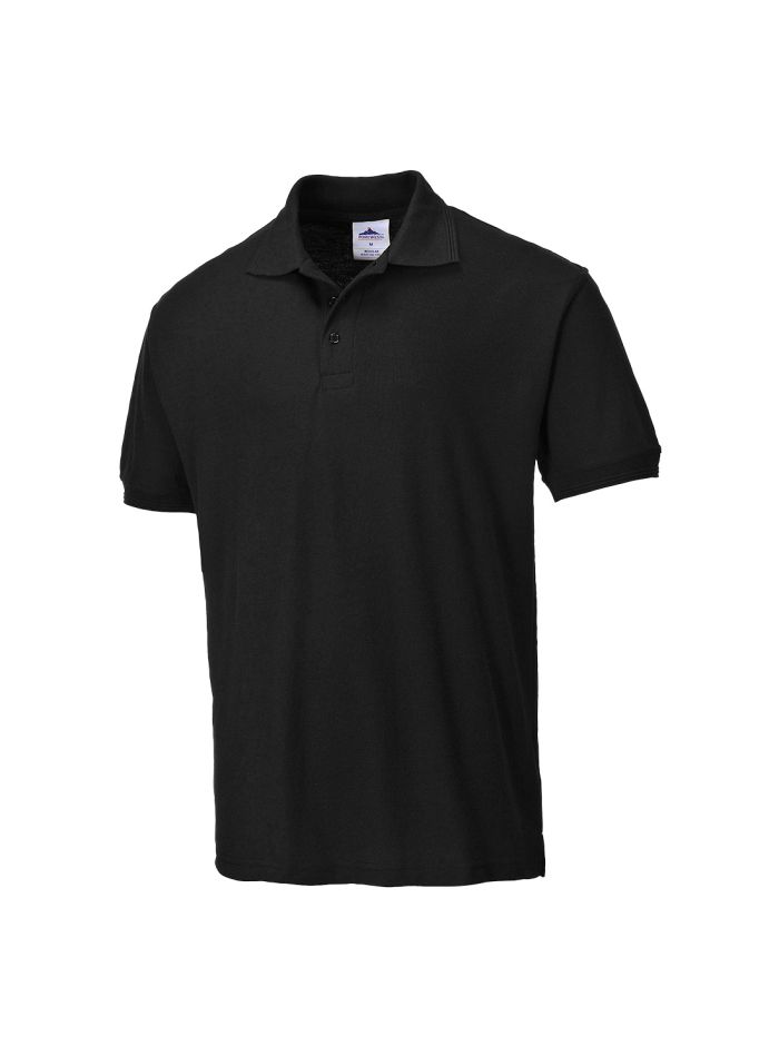 Tricou Bumbac Polo Verona, M, R, Negru