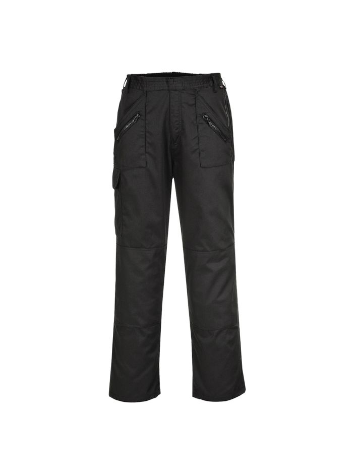 Pantaloni Action, Betelie Posterioara Elastica, L, R, Negru
