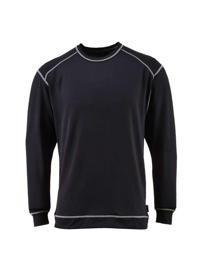 Bluza antibacteriana Base Pro, L, R, Negru